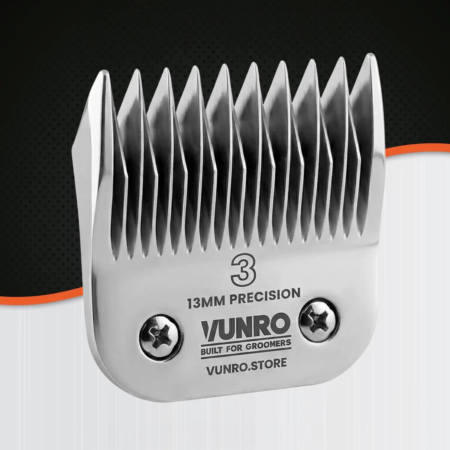 #3 Ceramic Skip Tooth Dog Clipper Blade (13mm) by VUNRO