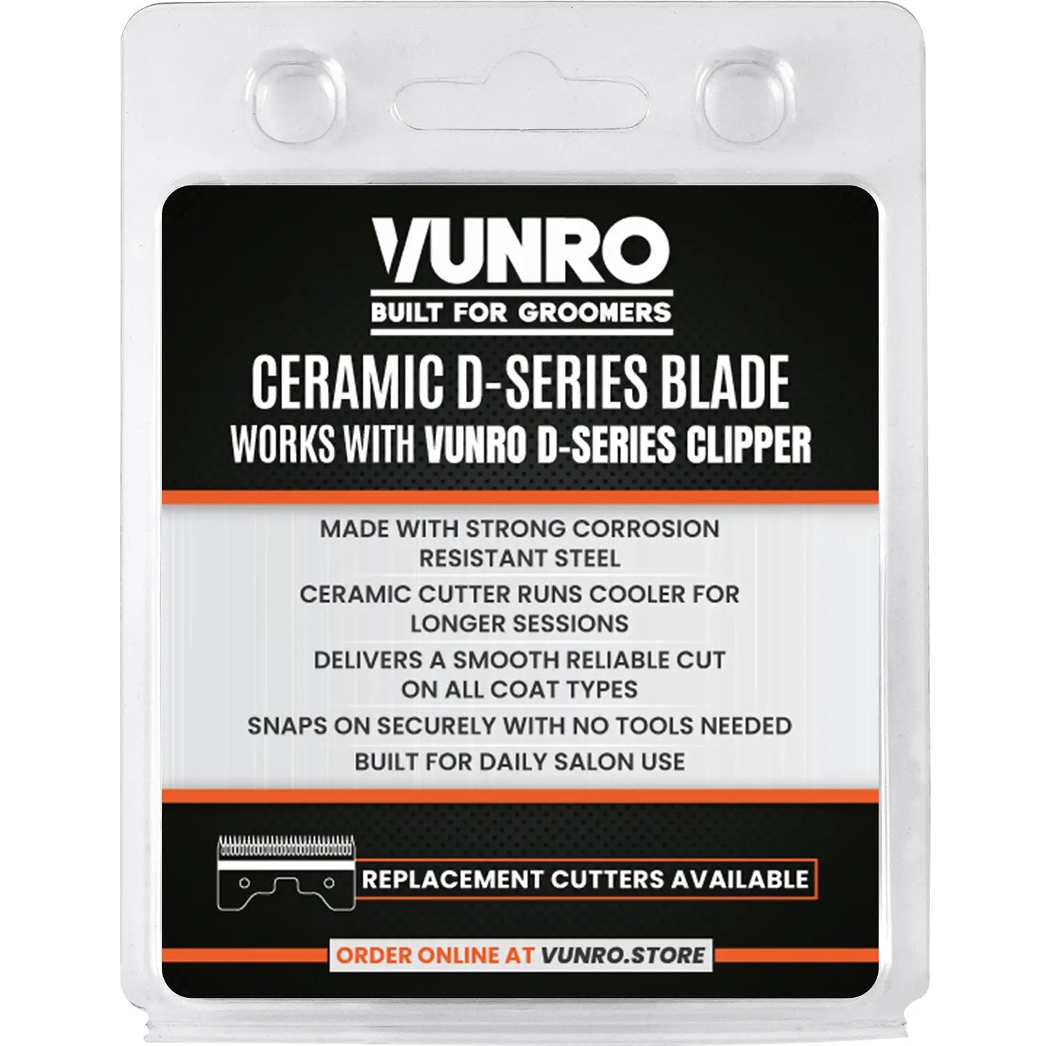 3F Ceramic D-Series Dog Clipper Blade (13 mm) by VUNRO